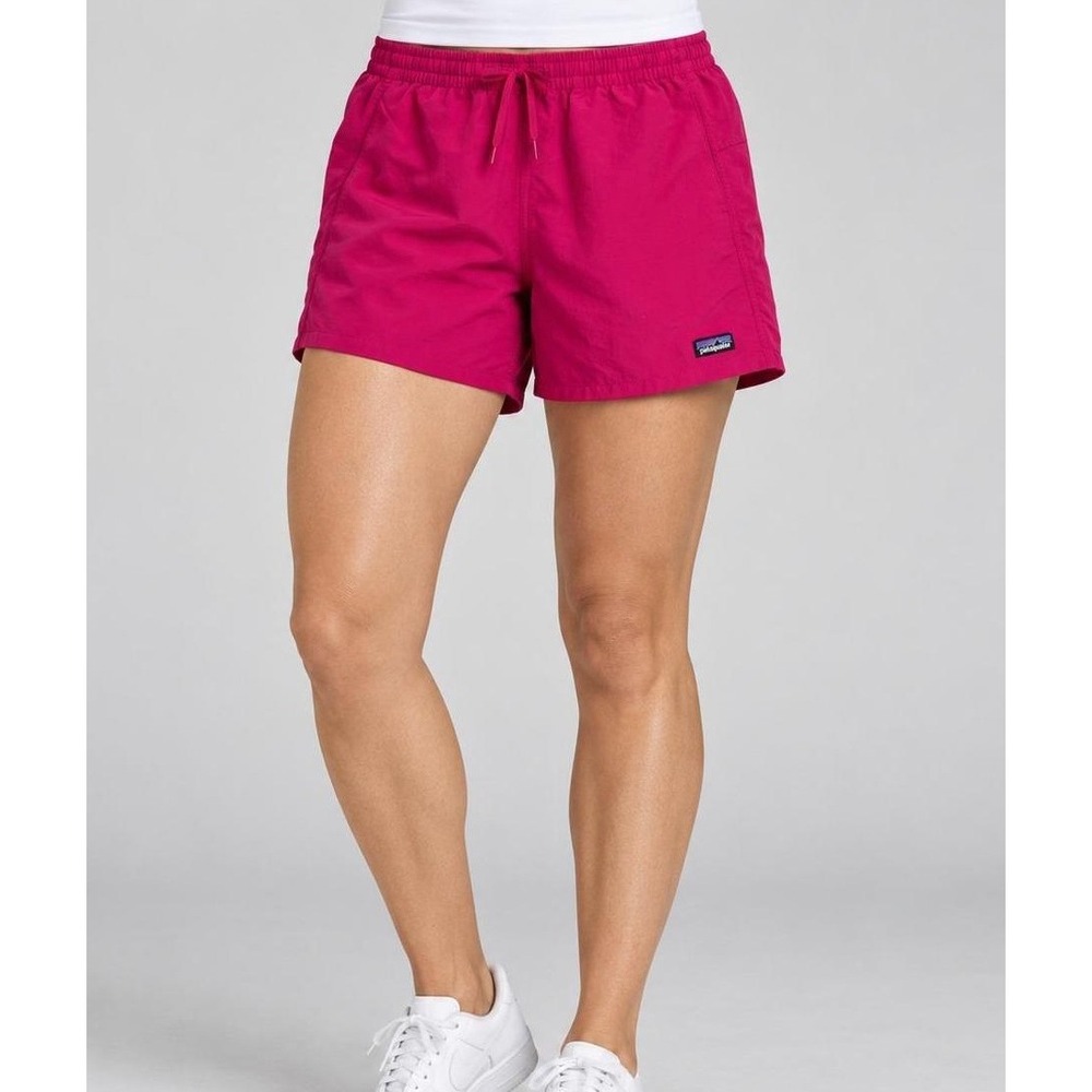 Patagonia Barely Baggies Shorts Women's Large Magenta Outdoor Gorpcore Summer
